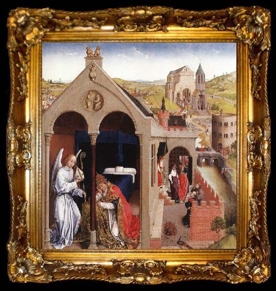 framed  WEYDEN, Rogier van der Dream of Pope Sergius, ta009-2